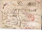 Rl026/  RUSSLAND - Via Berlin Nach Orleans, Corresponance Russe Port Frontiere 1845 - ...-1857 Vorphilatelie