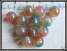 5 Perles En Véritable Jaspe Fancy 8mm - Perlen