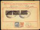 BRAZIL 1926 - POSTAL MONEY ORDER RECEIPT With Stamps Of DEPOSITO - Briefe U. Dokumente