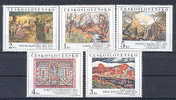 TCHECOSLOVAQUIE 2608/12 Peintures - Unused Stamps