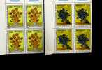 Van Gogh  Bouquets  Tournesols  ++  MONACO 1661/1662 Blocs De 4 **  Cote  38 € - Impressionisme