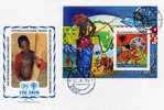 UNICEF Kindertag  1979 Schule Und Sport Guinea - Bissau 529/2 + Block 147 FDC 16€ - UNICEF