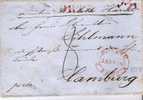 Rl133/ -RUSSLAND - Moskau 1854 Nach Hamburg, Unfrei - ...-1857 Prephilately