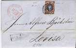 RL136 - RUSSLAND -/ Michel 5  Nach Finnland, Ex Petersburg 1863 - Briefe U. Dokumente