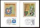 LOT 4 CARTES MAX-  TTB- THEME : REGIONS- ANTILLES- Dates Visibles Aux Scans. - Collections, Lots & Series