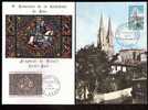 LOT 4 CARTES MAX-  TTB- THEME : EGLISES- VITRAUX- SCULPTURES-.- Dates Visibles Aux Scans. - Verzamelingen & Reeksen