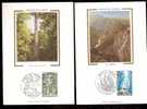 LOT 4 CARTES MAX-  TTB- THEME :PONT -RIVIERE- GORGES- FORET- Dates Visibles Aux Scans. - Colecciones & Series