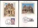 LOT 4 CARTES MAX-  TTB- THEME : EGLISES ET CATHEDRALES.- Dates Visibles Aux Scans. - Colecciones & Series