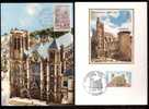 LOT 4 CARTES MAX-  TTB- THEME : CATHEDRALES - DECORS D'EGLISES- Dates Visibles Aux Scans. - Colecciones & Series