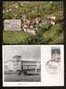 LOT 4 CARTES MAX-  TTB- THEME :EGLISES -VILLAGE- MAIRIEDE GUENANGE .- Dates Visibles Aux Scans. - Collections, Lots & Series