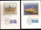 LOT 4 CARTES MAX-  TTB- THEME :PALAIS- CHATEAUX- BIARRITZ .- Dates Visibles Aux Scans. - Collections, Lots & Series