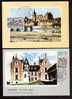 LOT 4 CARTES MAX-  TTB- THEME :CHATEAUX DE FRANCE .- Dates Visibles Aux Scans. - Verzamelingen & Reeksen