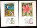 4 CARTES MAXIMUM - TTB- THEME : FAUNE Et FLORE : OISEAUX - FLEURS -REGIONS - Dates Visibles Aux Scans. - Verzamelingen & Reeksen