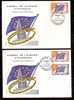 4 CARTES MAXIMUM - TTB- THEME : CONSEIL DE L'EUROPE  - Dates Visibles Aux Scans. - Collections, Lots & Series