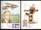 LOT 4 CARTES MAX- TTB- THEME : VIEUX AVIONS ET CONSTRUCTEURS- Dates Visibles Aux Scans. - Collections, Lots & Séries