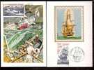 LOT 4 CARTES MAX- TTB- THEME : VOILIER- SOUS-MARIN -MARINE- SAUVETAGE- Dates Visibles Aux Scans. - Lots & Serien