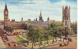 London, Parliament Square, Victoria & Clock Tower, Big Ben, Valesque Postcard, Valentine,Valentine's - Houses Of Parliament