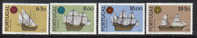 SS343 - PORTOGALLO 1980 , Navi Serie N. 1482/85  *** - Unused Stamps