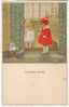 Pauli Ebner Artist Signed Postcard, M.D. #1202, 'La Petite Timide', Children With Toys, Dolls, Bear - Ebner, Pauli