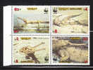 Bangladesh 1990 World Wildlife Fund Various Gavials Crocodile MNH - Bangladesch