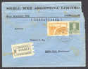 Shell - Mex Argentina Limited Registered Certificada Cover 1931 Misiones E-P-Posadas Cancel Nazi Swastica Seal (2 Scans) - Cartas & Documentos