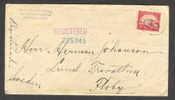 United States US Registered Detroit, Michigan Cover 1930 To Floby, Sweden Interesting Cancels (2 Scans) - Storia Postale