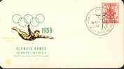 Jeux Olympiques 1956 Australie Tir Au Pigeon D´argile Tir  Shooting  Tiro - Schieten (Wapens)