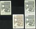 SUEDE / SWEDEN - 1952 - *  / YT 367-368 Avec /with 367b - Scott 432-434 - Unused Stamps