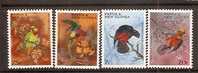 Papua New Guine 1967 Bird, Parrot Sc 249-52 4v  MNH # 2560 - Papegaaien, Parkieten