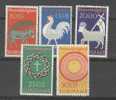 SURINAME 1971 NVPH 556-60 PASEN EASTERN OSTERN - Suriname ... - 1975