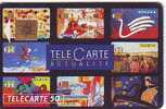 TELECARTE ACTUALITE 50U SO3 04.92 BON ETAT - 1992