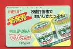 Japan Japon  Telefonkarte Télécarte Phonecard Telefoonkaart  -  Meiji   Food - Lebensmittel