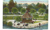 Ca 1920 A Winter Scene,kiosk, Kiosque, West Lake Park Los Angeles CA Pre-linen Publ.: Bosselman, NY - Los Angeles