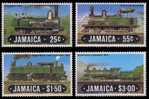 (008) Jamaica / Jamaique  Locomotives / Railways / Trains / Chemins De Fer / Eisenbahn  ** / Mnh  Michel 595/98 - Jamaique (1962-...)