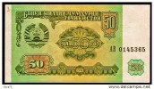 50 Rubles "TADJIKISTAN"       UNC   Ro 62 - Tagikistan