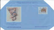 VATICANO 1993 AEROGRAMMA "HUMANAE VITAE" 25° ANNIVERSARIO DELLA ENCICLICA 1968. MNH** - Poste Aérienne