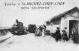 SAINT MICHEL CHEF CHEF (44) Tacot Train En Gare Gros Plan Animation - Saint-Michel-Chef-Chef