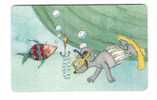 Germany - Mouse Comic - Underwater - Sealife - Fish - Diving -  A19  07/98 - Chipcard - Bärbel Haas - A + AD-Reeks :  Advertenties Van D. Telekom AG