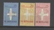 SURINAME 1970 NVPH 540-42 AVIATION LUCHTVAART PLANES - Surinam ... - 1975