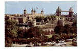 OLD FOREIGN 1866 -  UNITED KINGDOM - ENGLAND - LONDON - TOWER  OLD CARS AUTOMOBILES BUS - Tower Of London