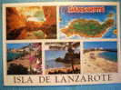 R.4160 CANARIAS LANZAROTE VARIAS VISTAS AÑOS 80/90 CIRCULADA MIRA MAS POSTALES DE ESTA CIUDAD EN MI TIENDA - Lanzarote