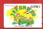 Japan Japon  Telefonkarte Télécarte Phonecard Telefoonkaart -   Comic  Fuchs Football Fußball  Soccer - Comics