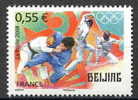 TIMBRE FRANCE NOUVEAU JEUX OLYMPIQUES PEKIN BEIJING - ESCRIME LUTTE - Zomer 2008: Peking