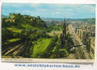 D 4658 - Edinburgh Castle And Princes Street - CAk, 1971 Gelaufen Von Dunfermlines - Midlothian/ Edinburgh