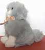 Très  Belle Peluche Ancienne  Neuve  Chaton Persan  Mondain Gris Angora  Aux  Yeux Bleus  Haut 21cm TBE - Peluche