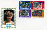 UNO Jahr Des Kindes 1979 Weihnachten Pitcairn-Insel 188/1+Block 5 Auf 2FDC 9€ Children Sheet Document Letter Of UNESCO - Pitcairneilanden