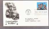 FDC Letter Carriers - We Deliver! - Scott # 2418 - 1981-1990