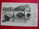 12  VILLEFRANCHE DU ROUERGUE  Pont Des Consuls Ecrite Par Docteur Circulee 1903 Precurseur    Edit Rivals   Aveyron - Villefranche De Rouergue