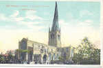 The Parish Church With Crooked Steeple Chesterfield C 1910 - Derbyshire