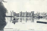 Carnarvon Castle, Man In Rowing Boat, Ca 1905-1910 Publ Photochrom, London - Caernarvonshire